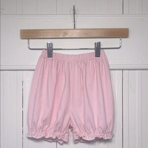 EUC Girls Pink Elastic Ruffle Bloomers Bloomers Shorties